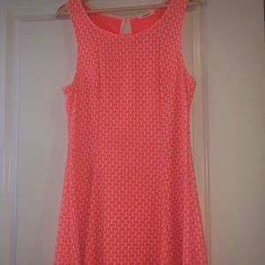Persaya says size 8 orange and white dress
